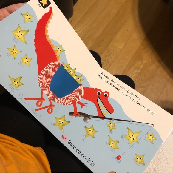 Alphaprints Dinoshapes Dinosaur Sensory Children’s Learning Book - Picture 3 of 5